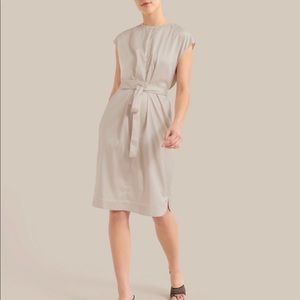 Joanne Tie-Front Dress - Beige